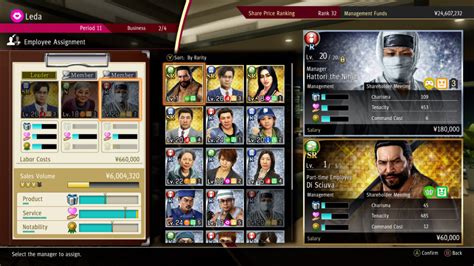 [Guide] Best employees and Properties to own in Yakuza like a .